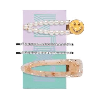 Happy Days Barrettes set of 4, from Locks & Mane